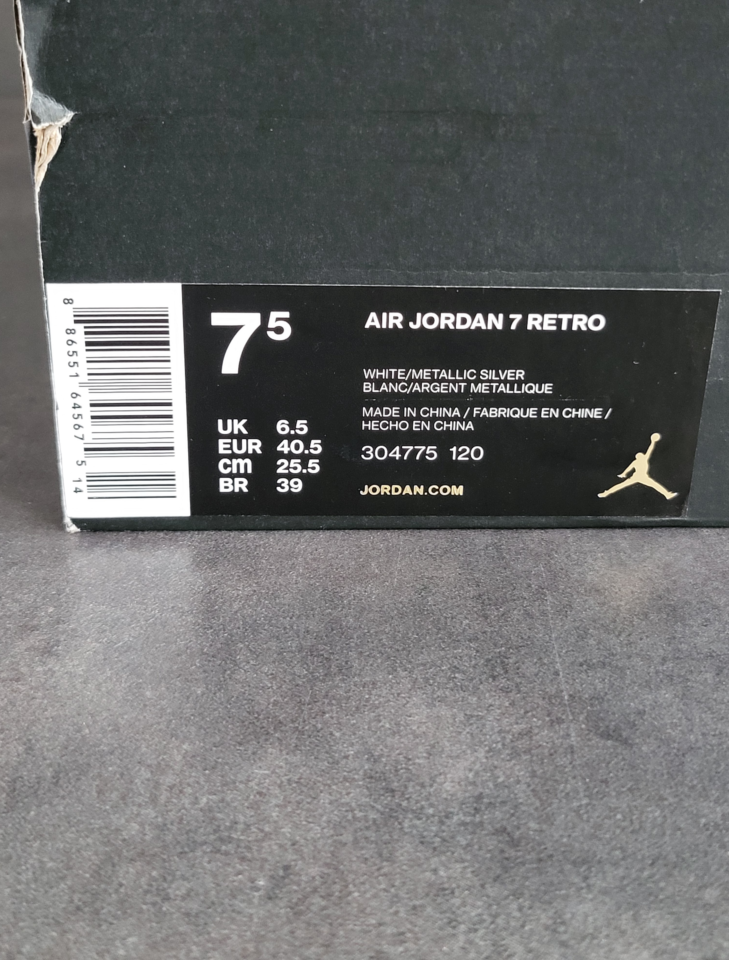 Air Jordan 7 Retro 'Pure Money' (2017) photo 6