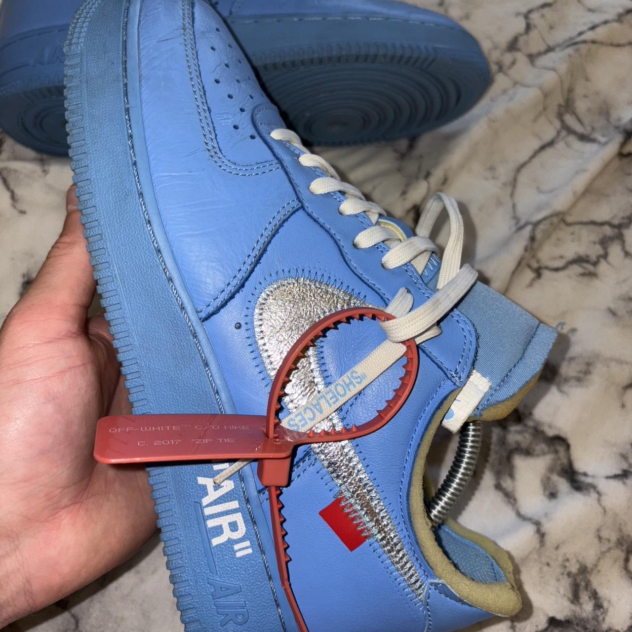 Nike x Off-White Air Force 1 Low MCA University Blue (2019) photo 2