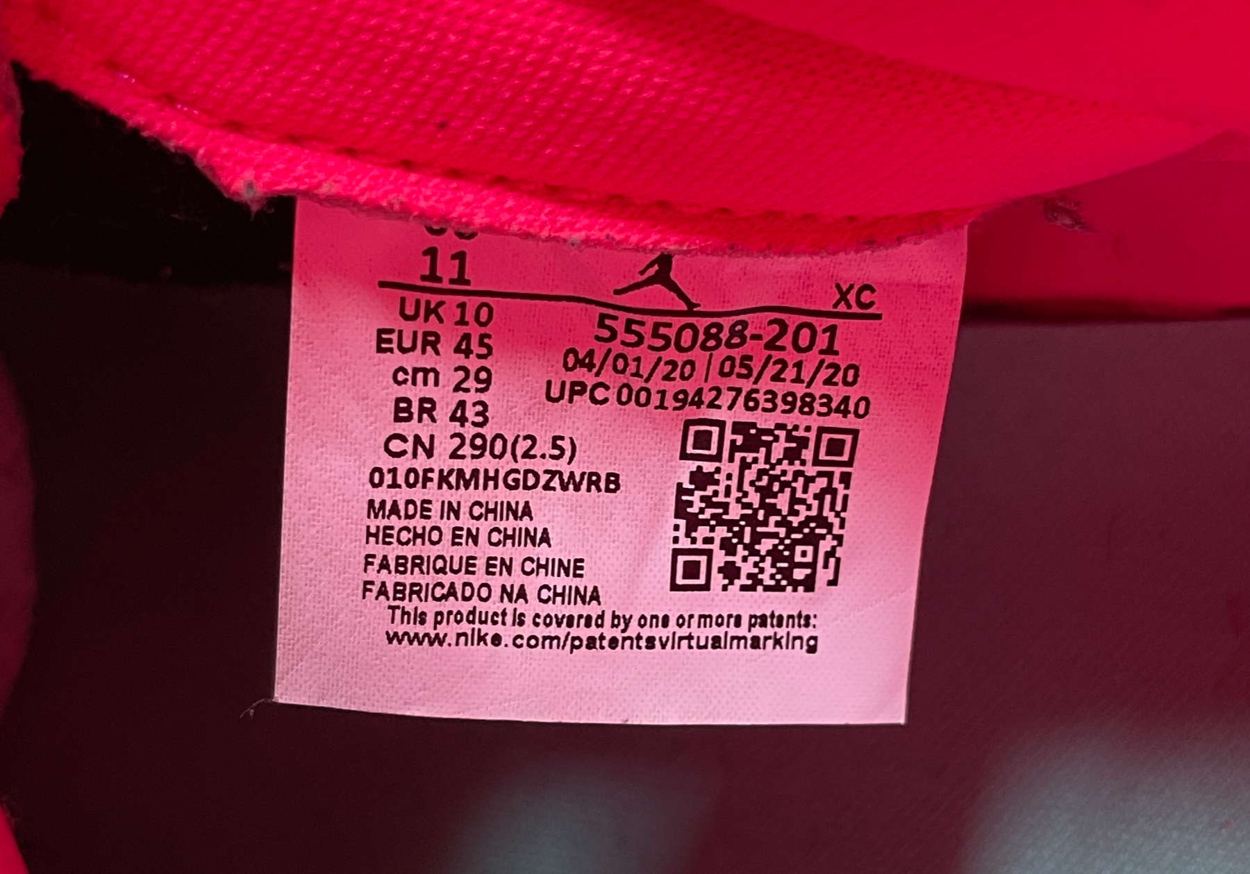 Air Jordan 1 High OG 'Bio Hack' (2020) photo 6