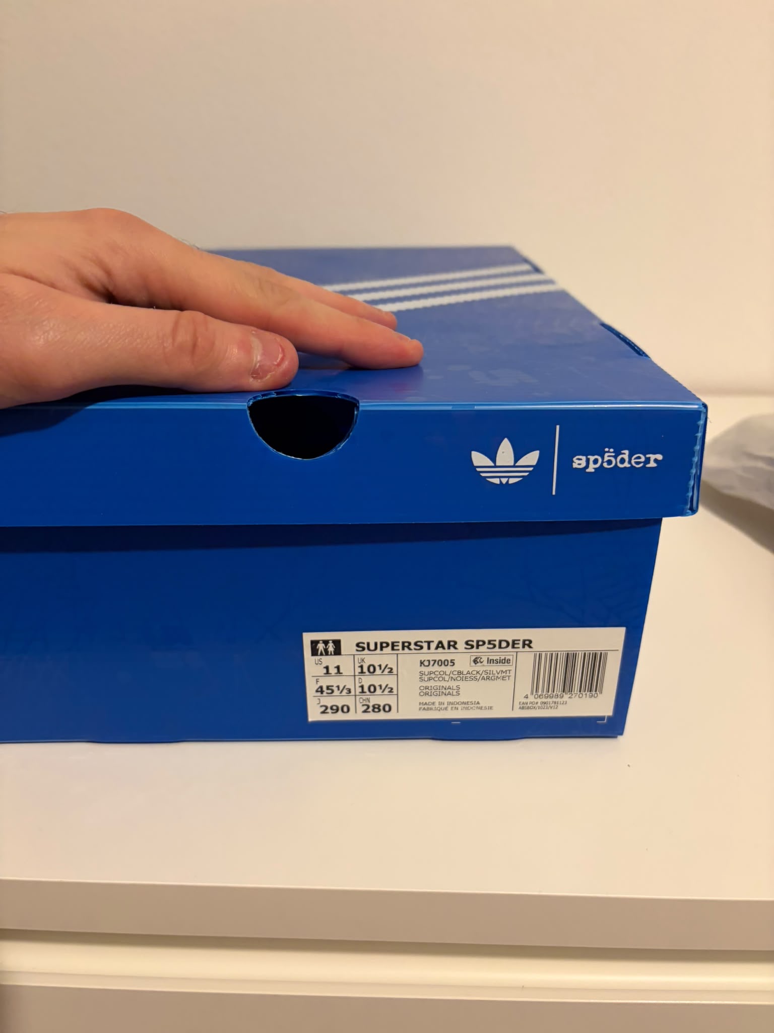 adidas x Sp5der Superstar 'Red Black' (2026) photo 5