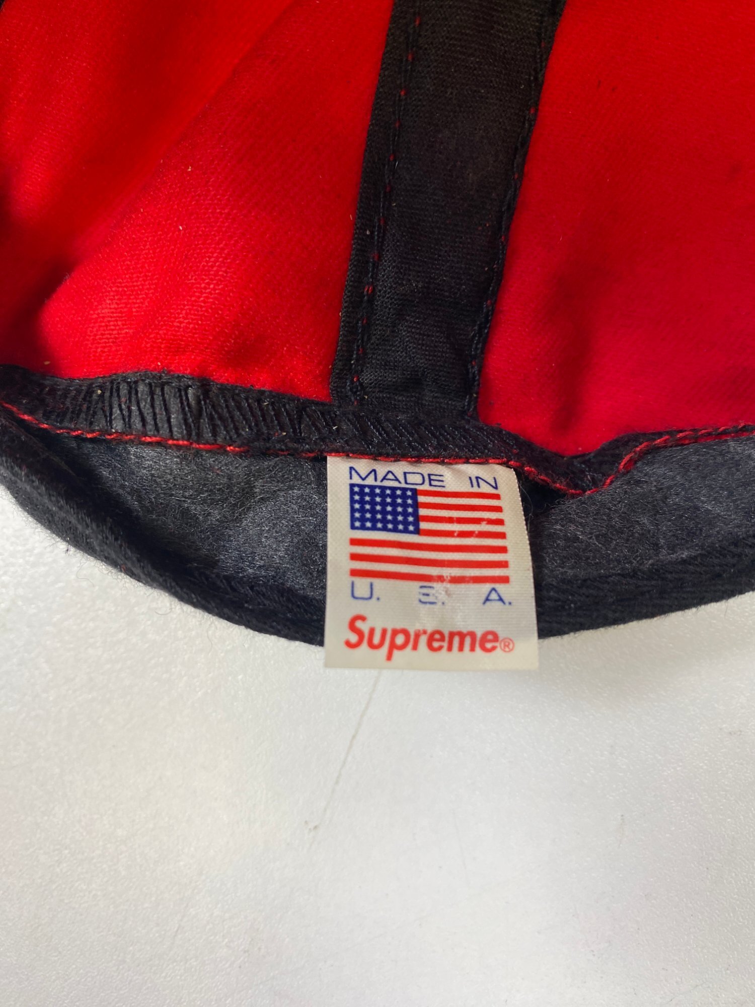 Supreme Script S Logo Leather Patch Cap photo 7
