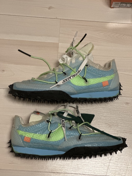 Nike x Off-White Womens Waffle Racer Vivid Sky (2019)