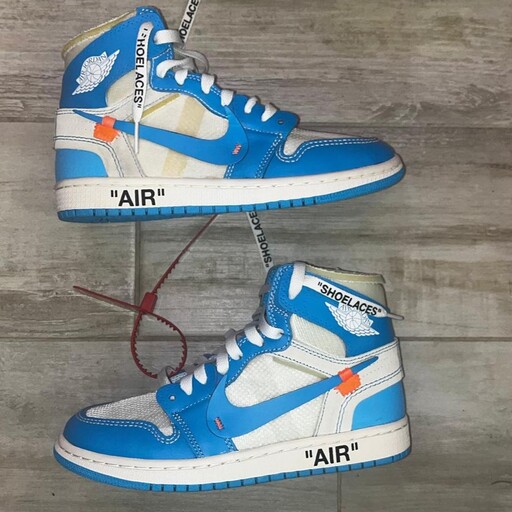 Air Jordan x Off White 1 'Powder Blue' (UNC) (2018)