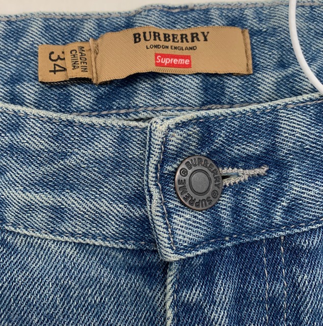 Supreme x Burberry® Denim Short Denim (SS22) photo 3