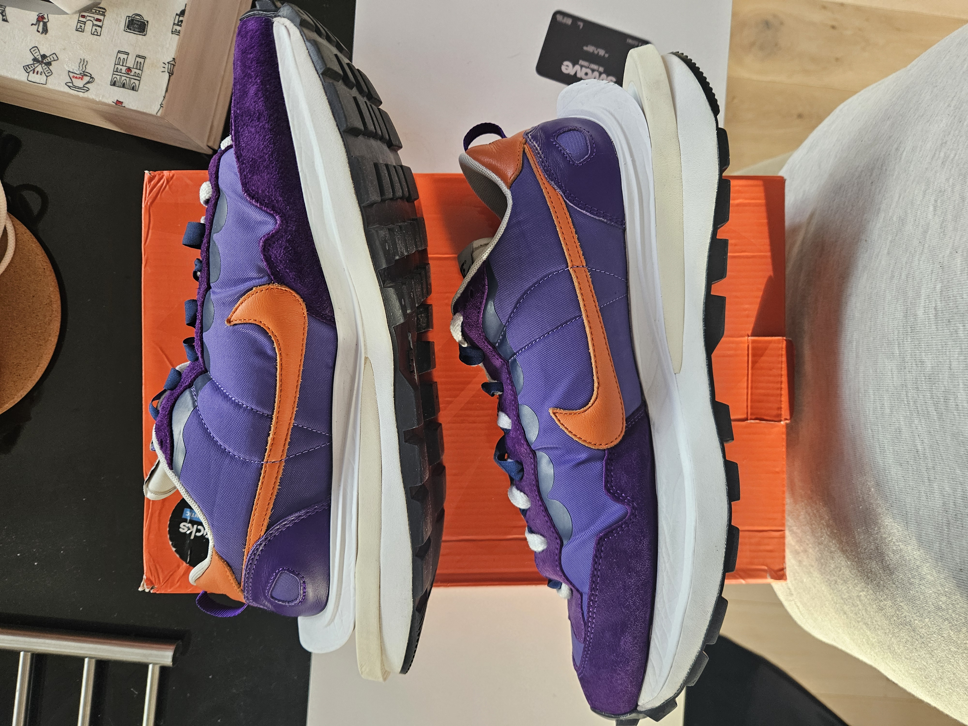 Nike x sacai Vaporwaffle 'Dark Iris' (2021) photo 2