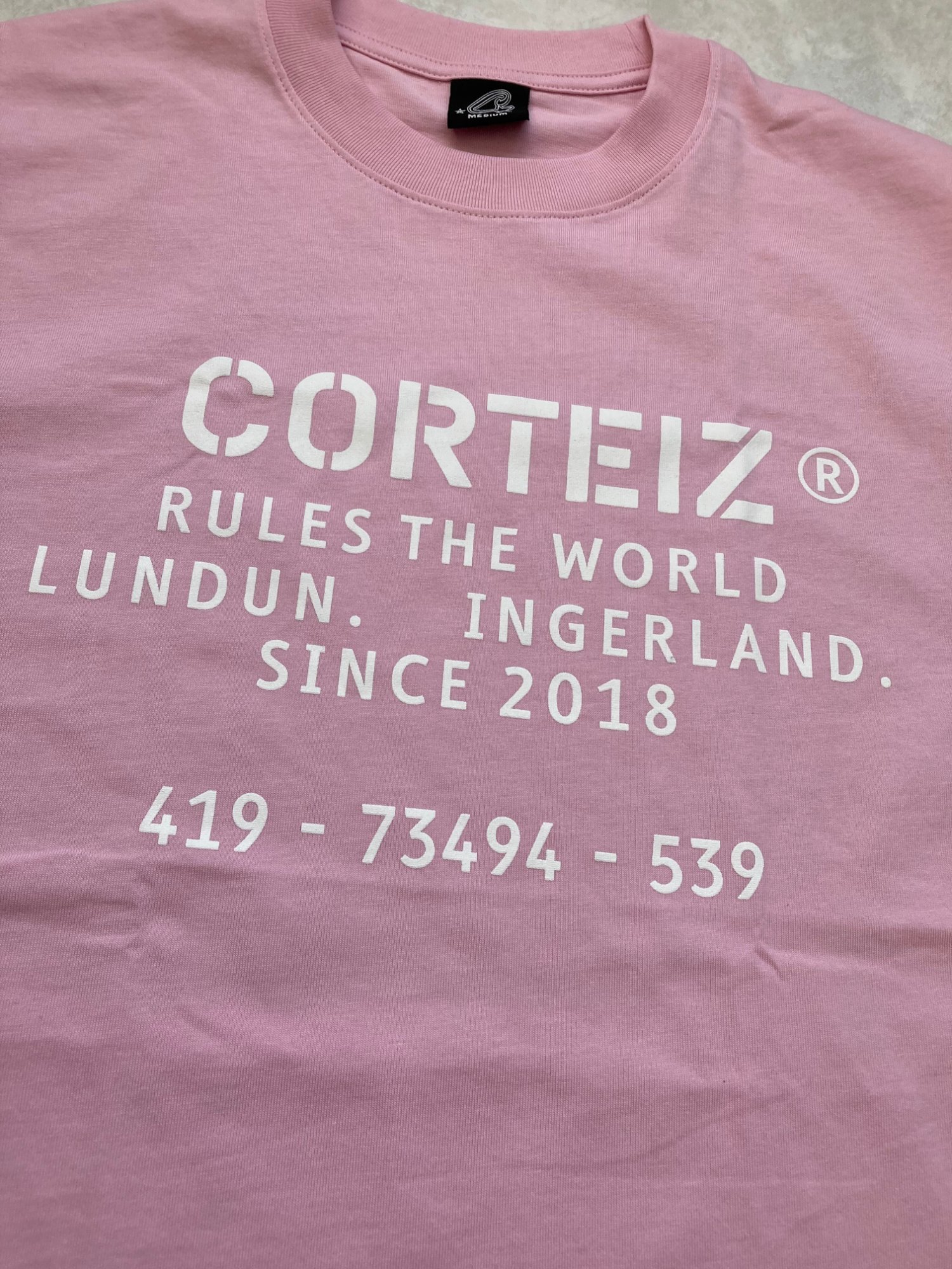 Corteiz Rules The World Stencil T-Shirt photo 7