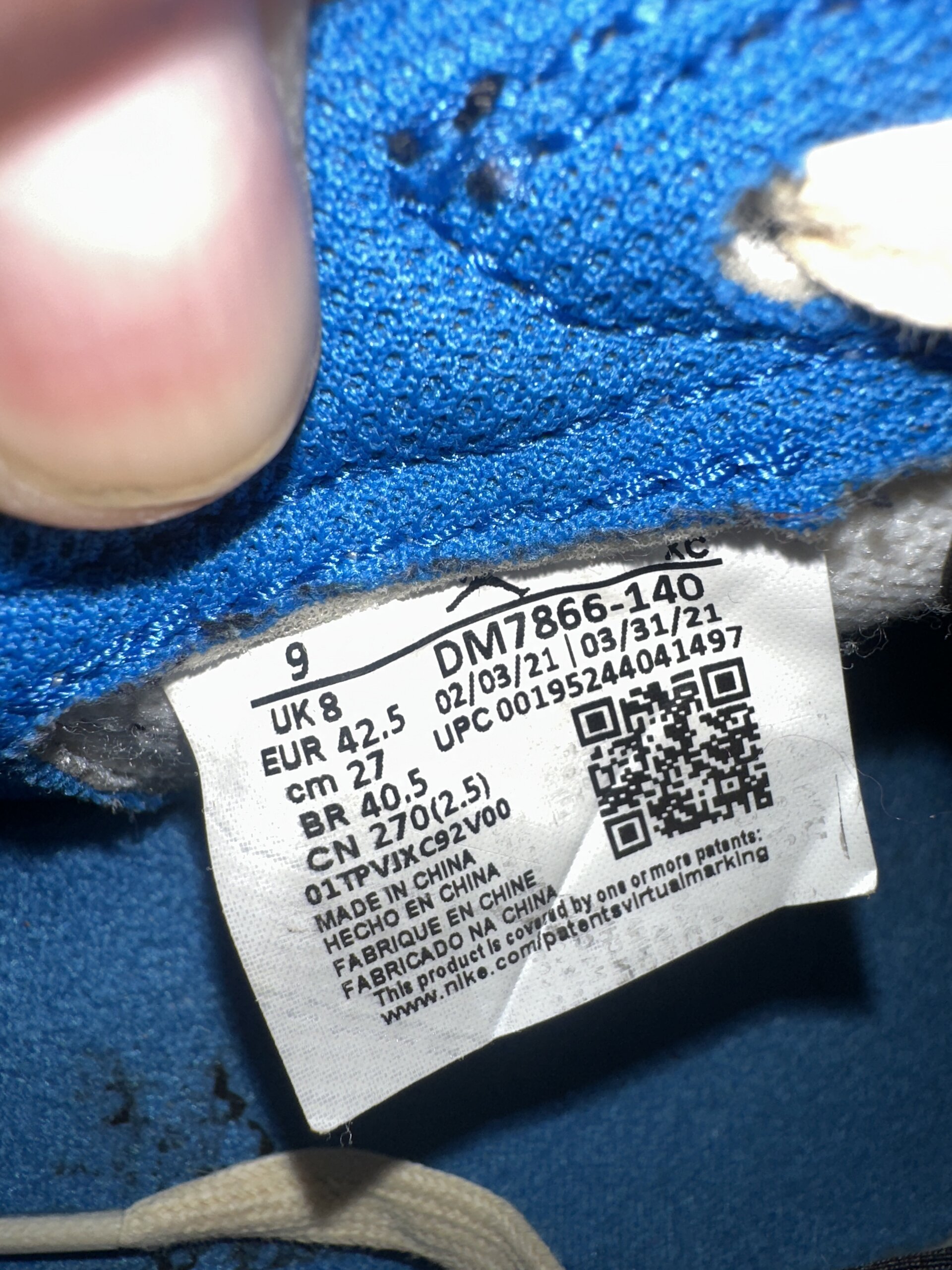 Air Jordan x Fragment x Travis Scott 1 Low 'Design' (2021) photo 6
