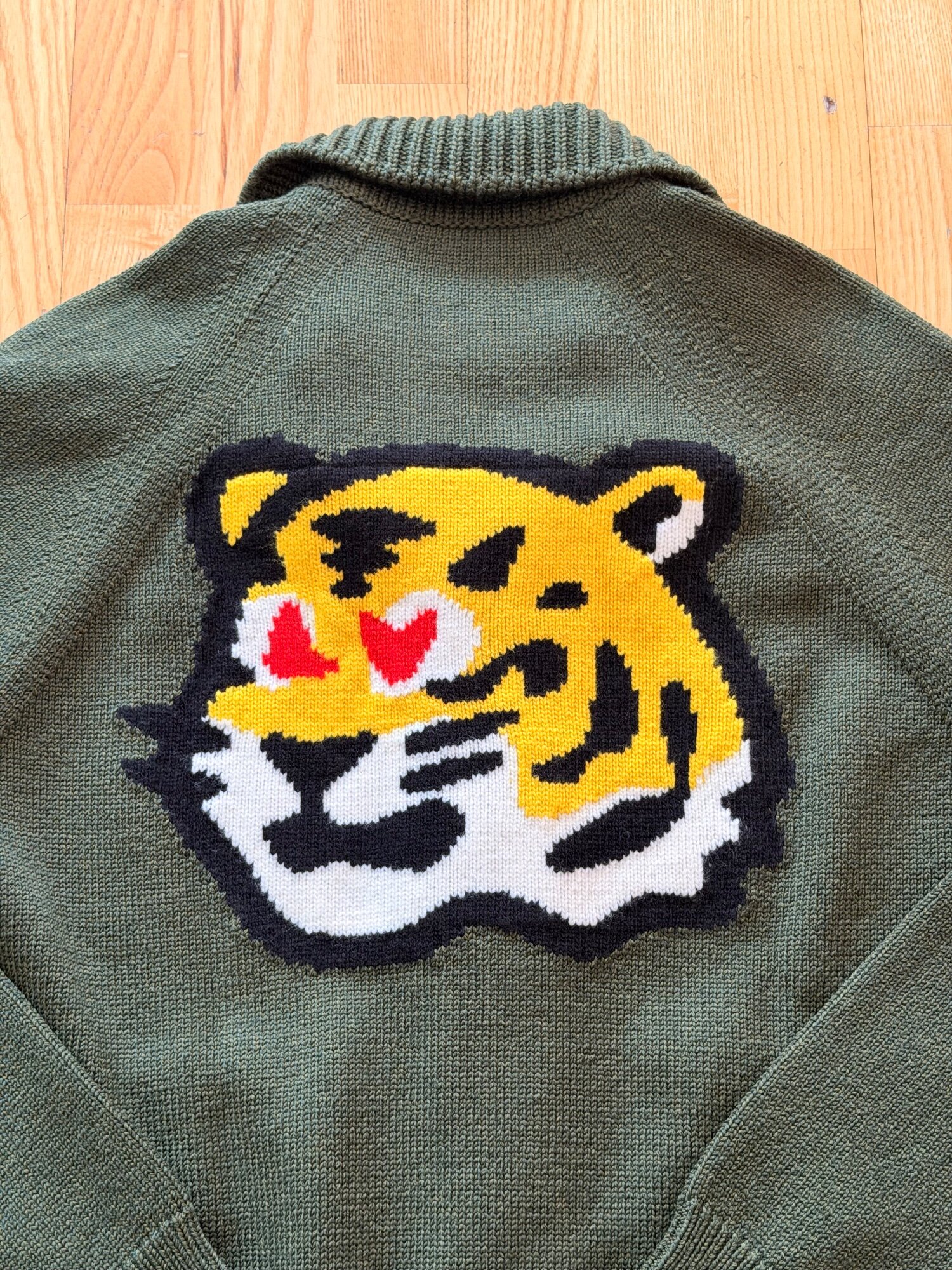 Louis Vuitton LV x NIGO Tiger Intarsia Cardigan photo 8