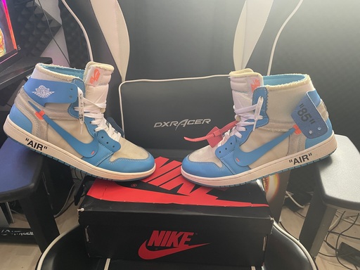Air Jordan x Off White 1 'Powder Blue' (UNC) (2018)