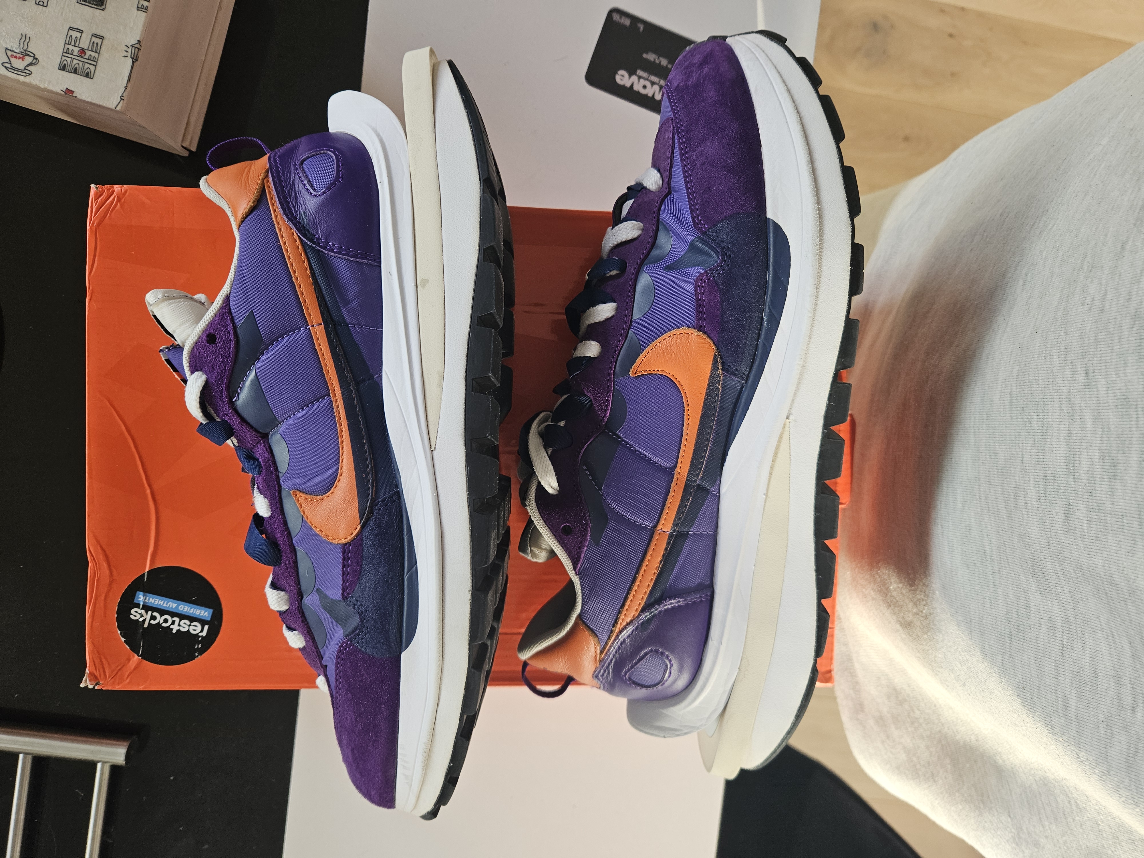 Nike x sacai Vaporwaffle 'Dark Iris' (2021) photo 1