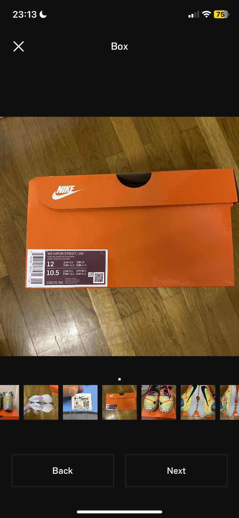 Nike x Off-White Zoom Vapor WMNS 'Street Yellow' (2019) photo 7