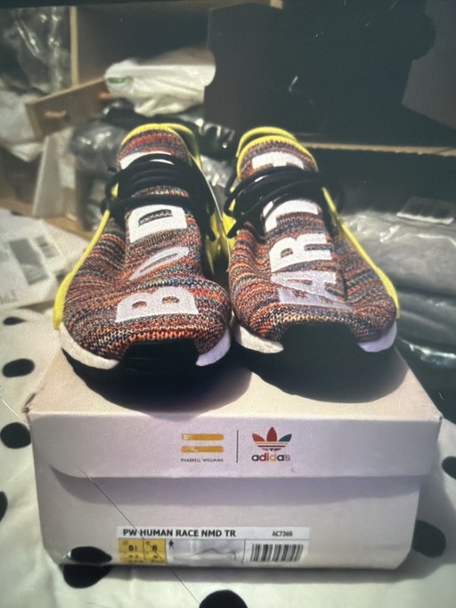 Adidas x Pharrell NMD HU Human Race Trail Multicolor