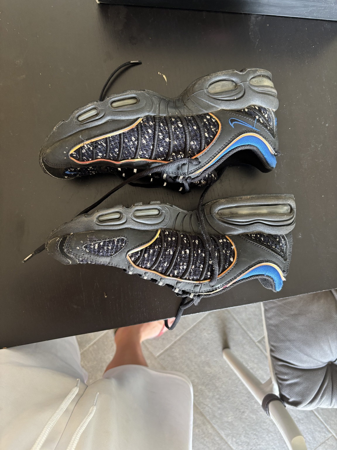 Nike x Supreme Air Tailwind IV 4 Black (2019) photo 2