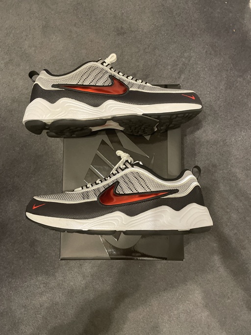 Nike Air Zoom Spiridon OG 'Black Sport Red' (2024)