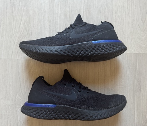 Nike Epic React Flyknit  Black/Racer Blue