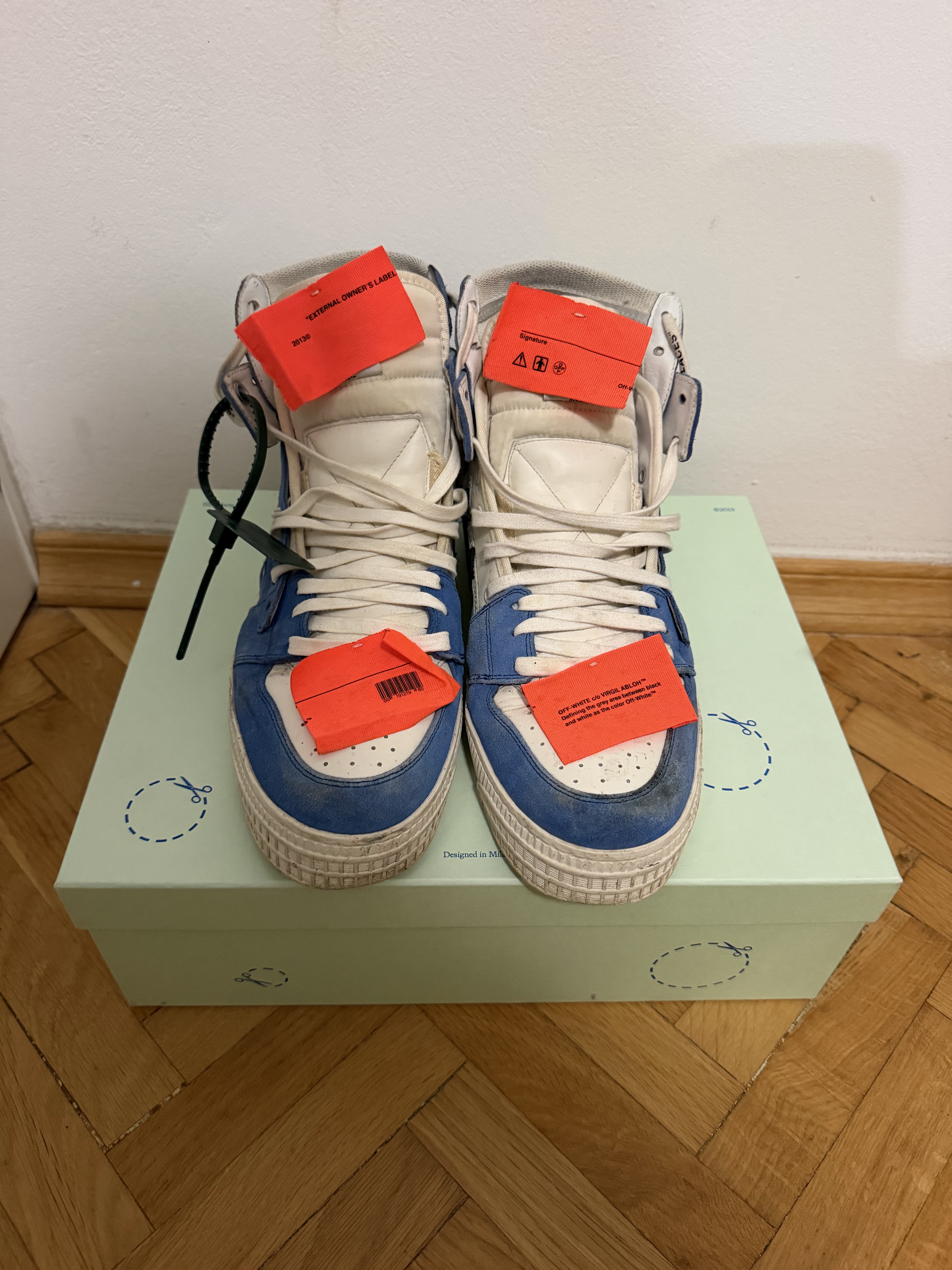 Off White Off-Court 3.0 High White Sky Blue (SS22) photo 3