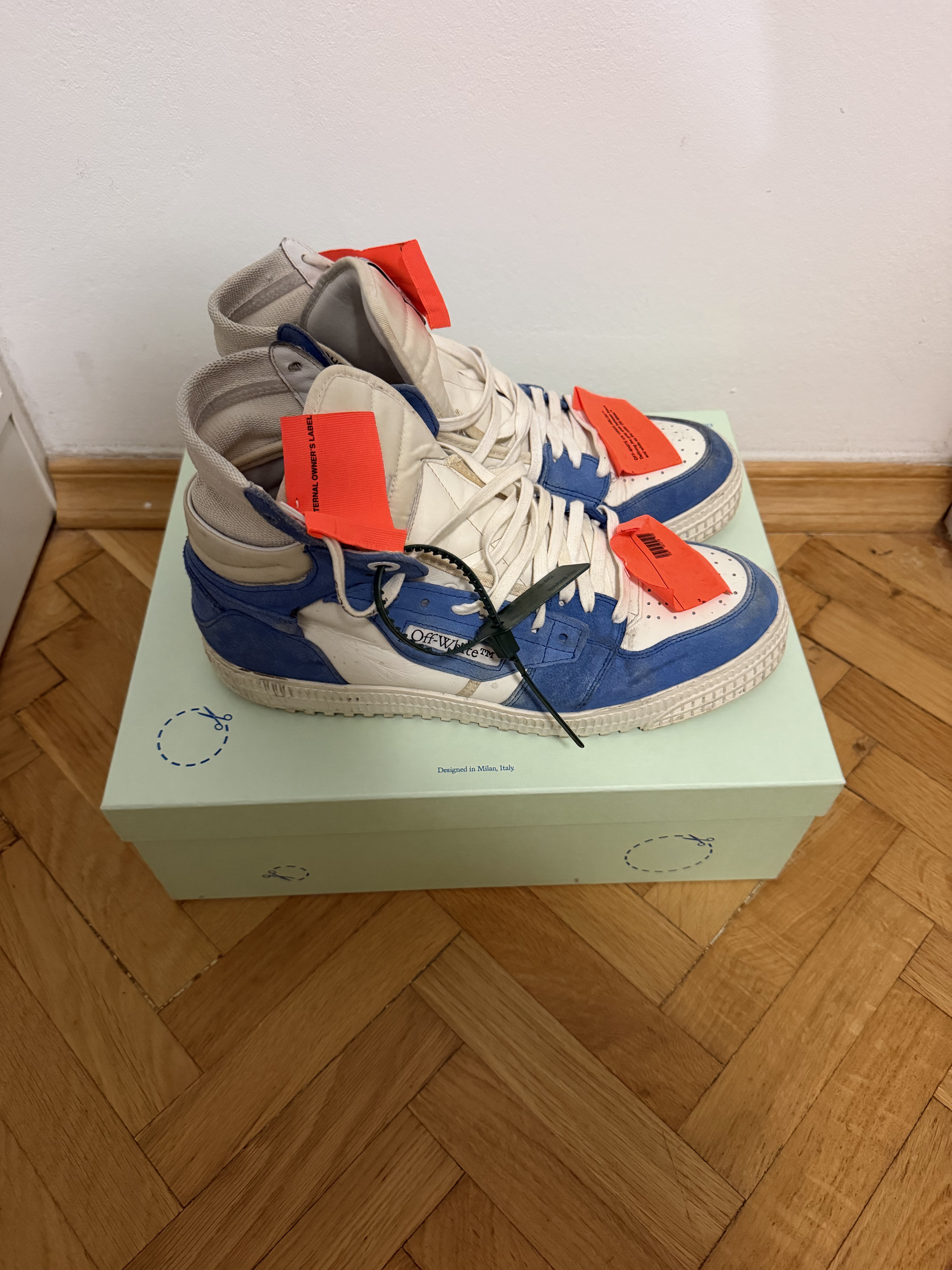 Off White Off-Court 3.0 High White Sky Blue (SS22) photo 1