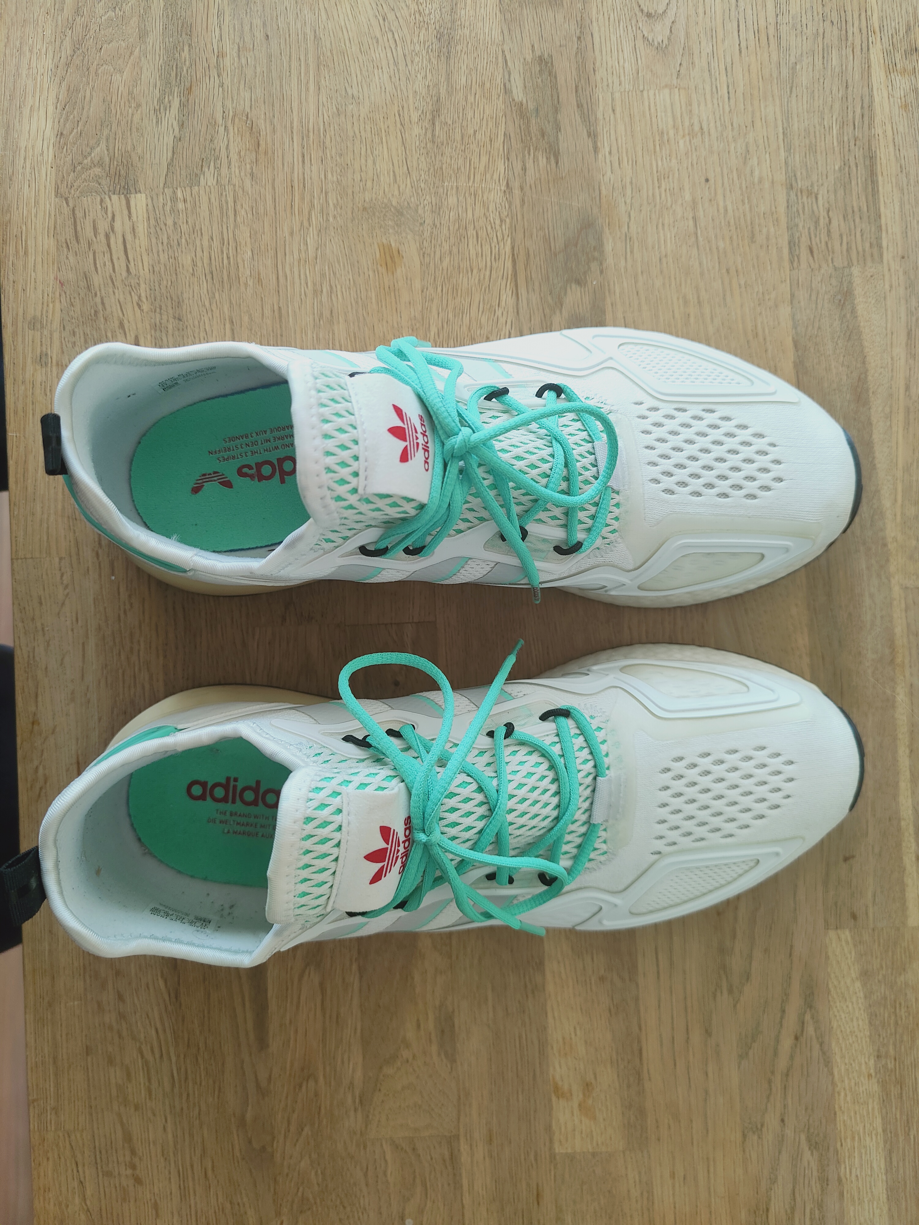 Adidas ZX 2K Boost Grey One Hi-Res Green (2020) photo 3