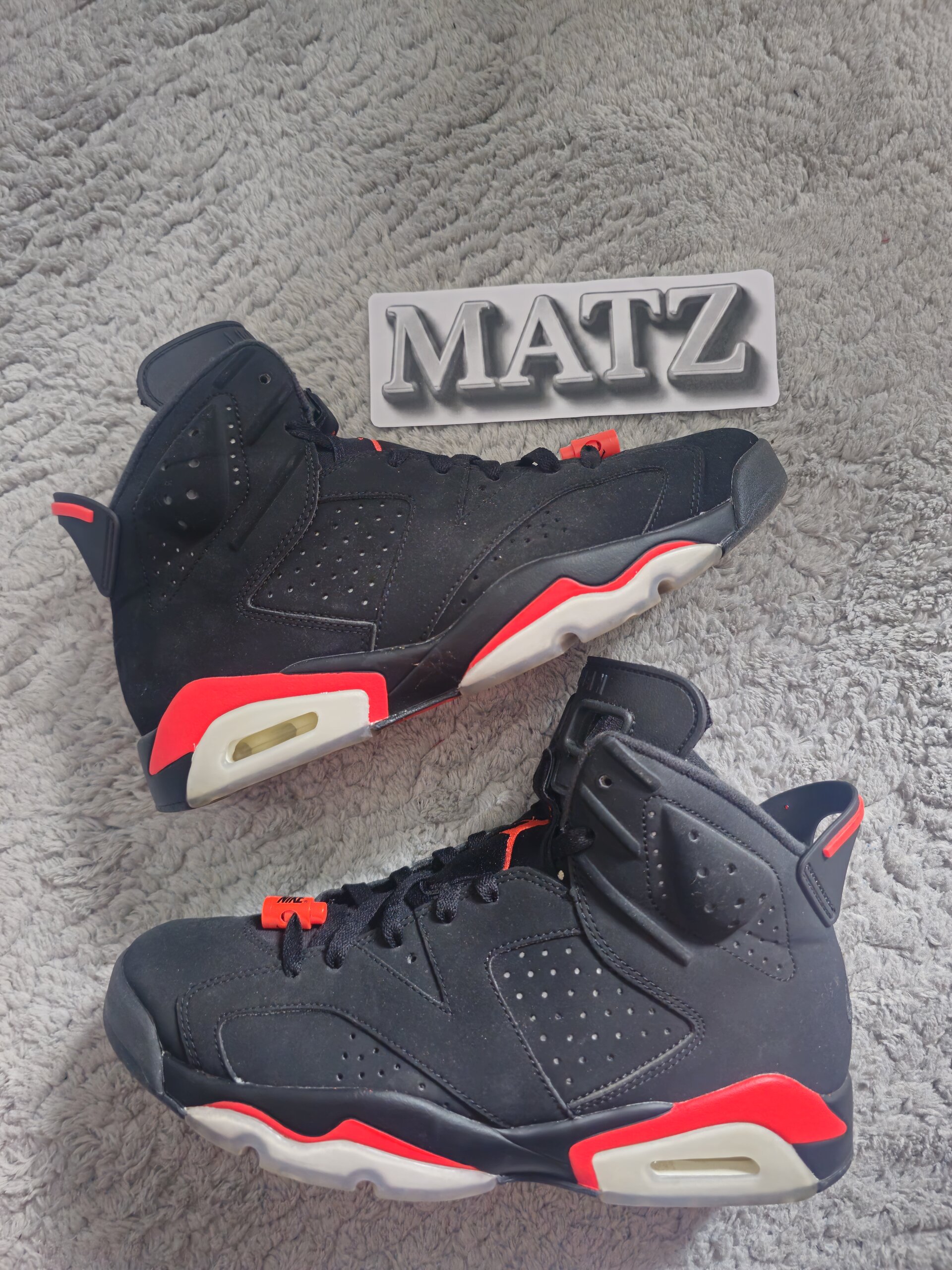 Air Jordan 6 OG 'Infrared' Black (NIKE AIR) (2019) photo 1