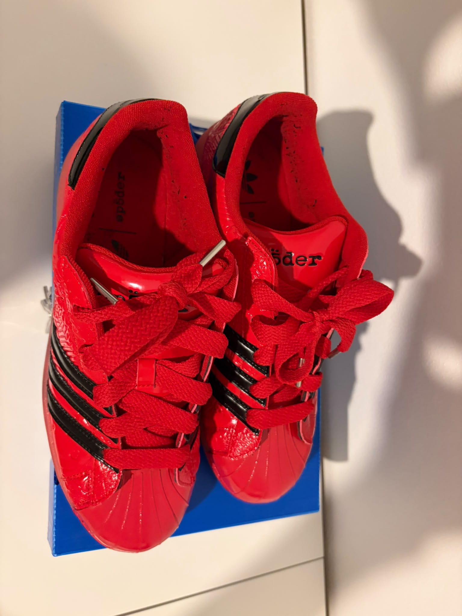 adidas x Sp5der Superstar 'Red Black' (2026) photo 2