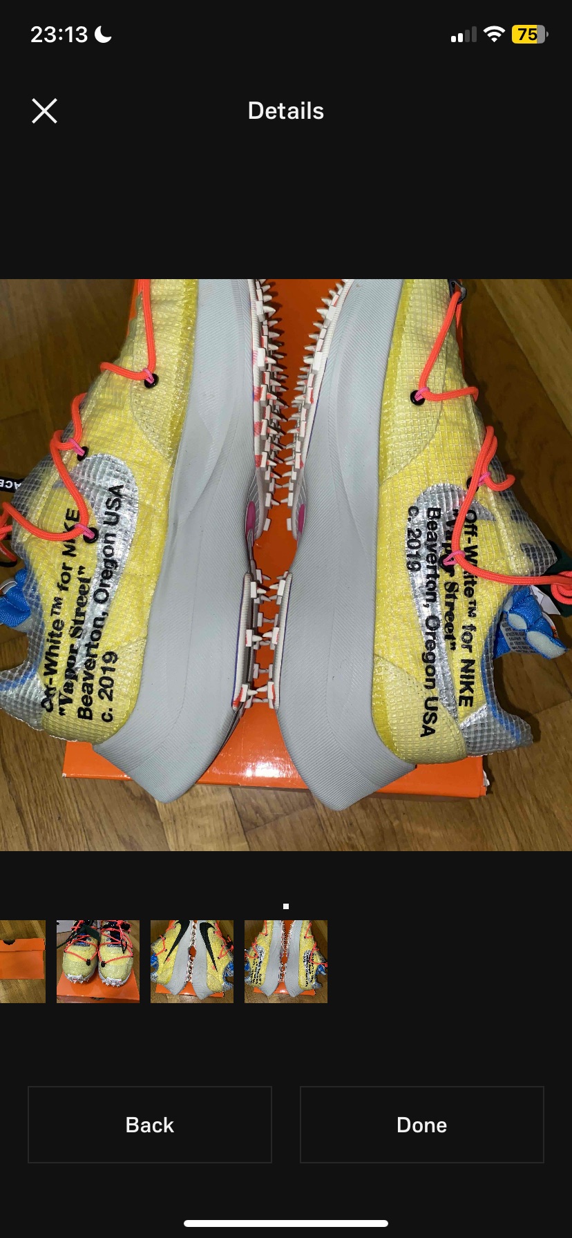Nike x Off-White Zoom Vapor WMNS 'Street Yellow' (2019) photo 10