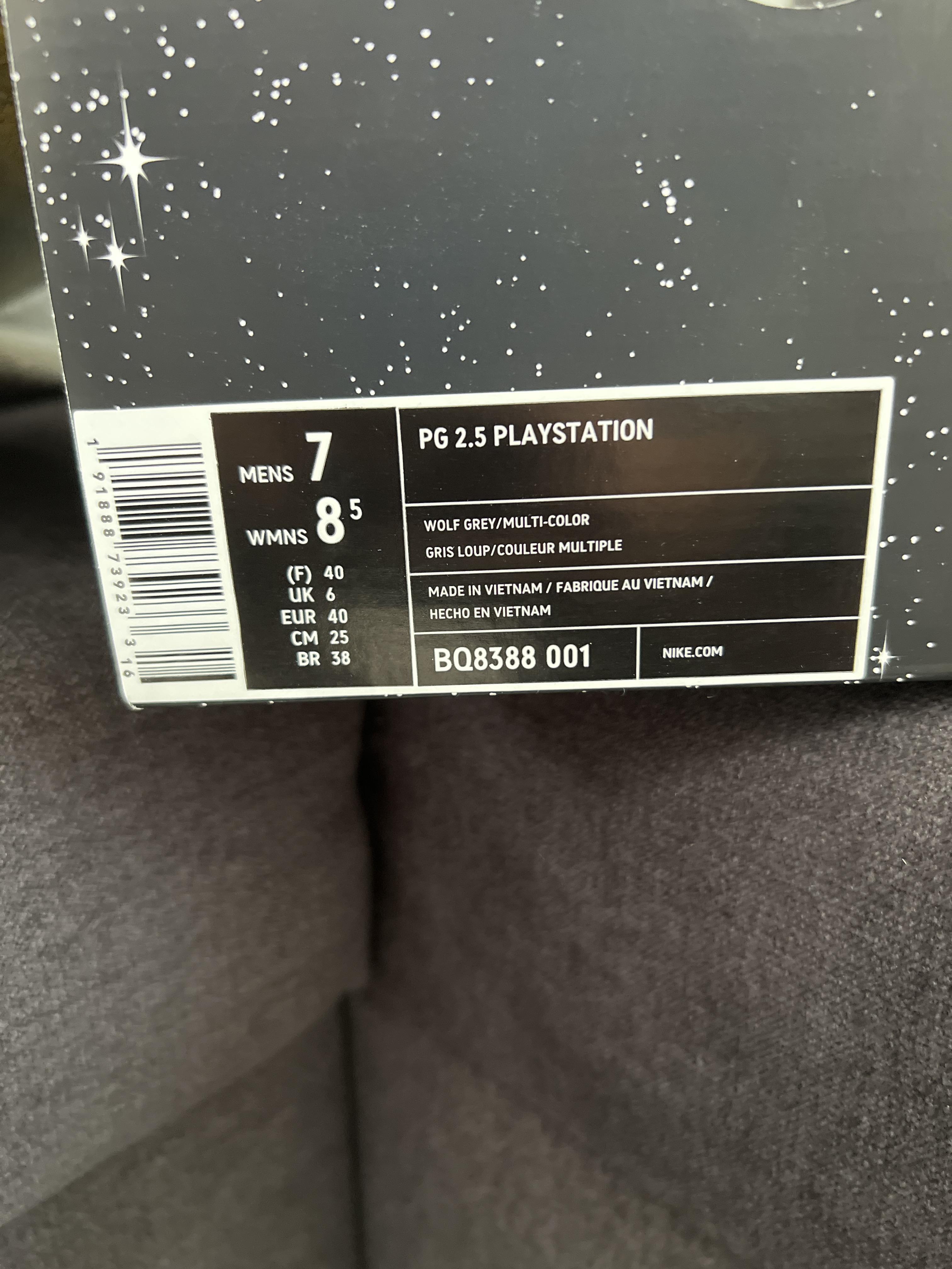 Nike x PlayStation PG 2.5 Grey (2018) photo 6