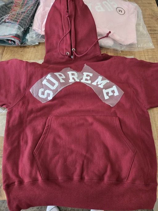 Supreme Champion Hooded Sweatshirt 'Cardinal' (SS25)