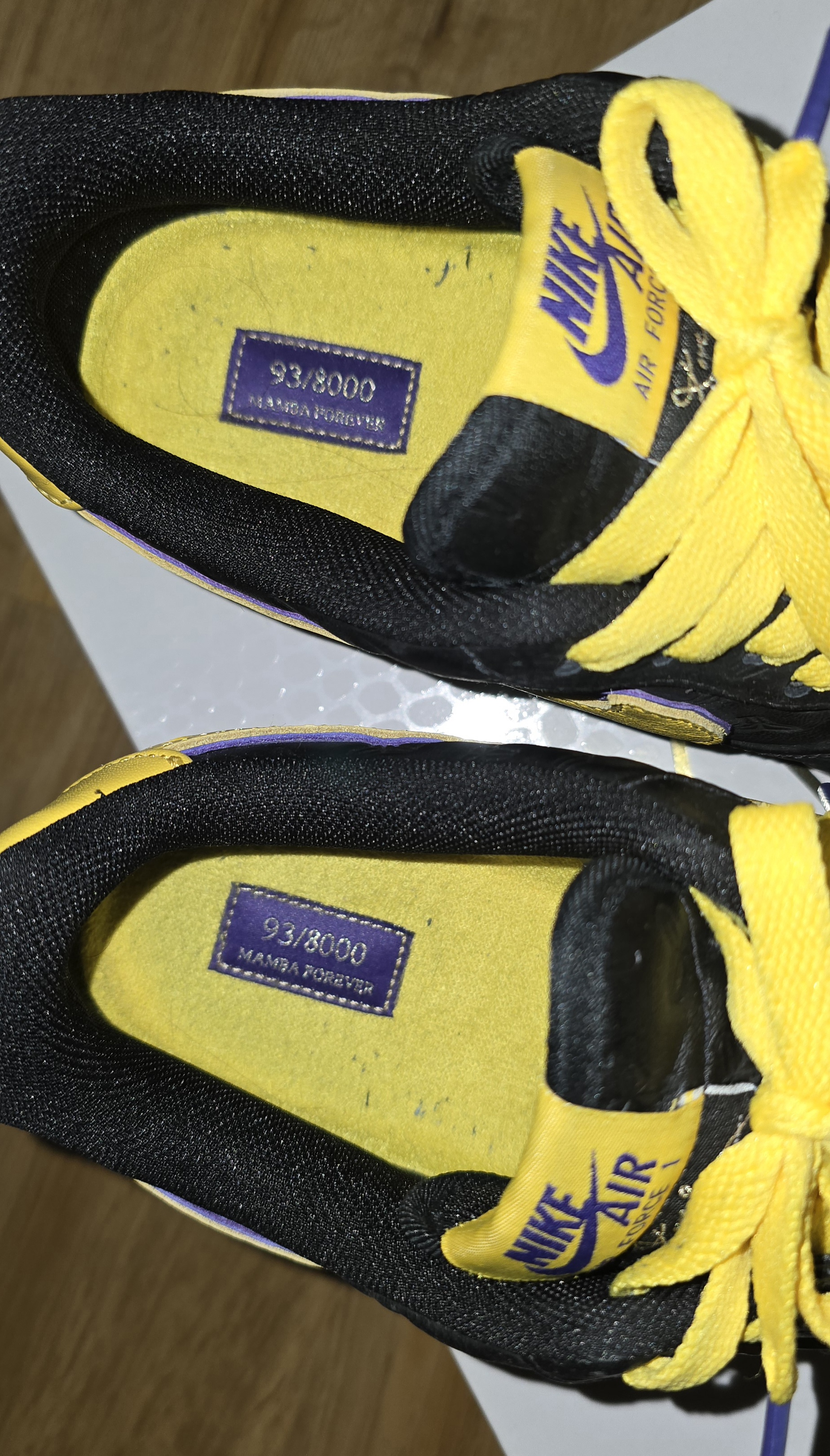 Nike x Kobe Air Force 1 Low 'Lakers Away' (2025) photo 3