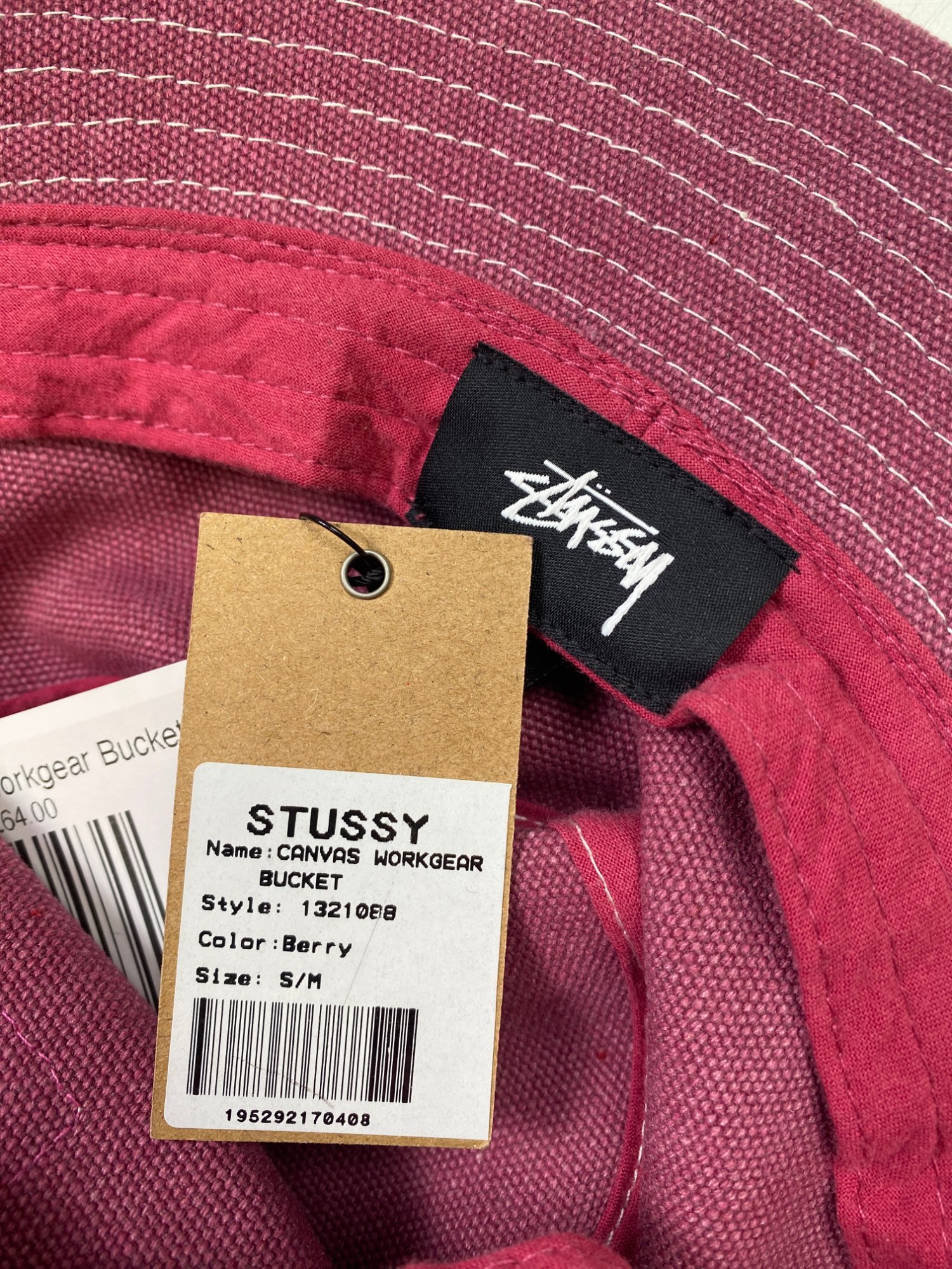 Stussy Canvas Workgear Bucket Hat photo 6