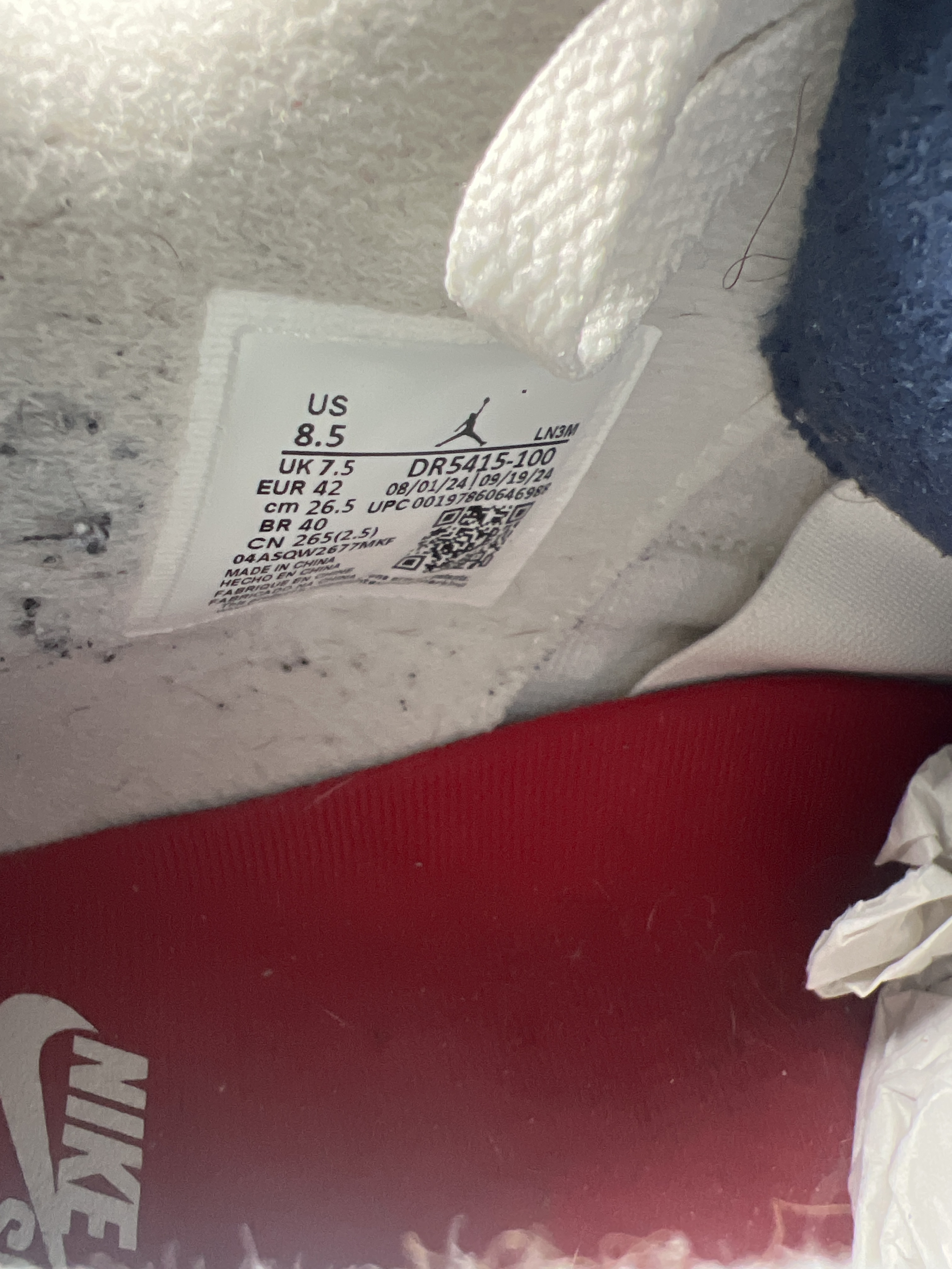 Nike SB x Air Jordan 4 'Navy' (2025) photo 6