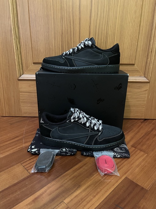 Air Jordan x Travis Scott 1 Low OG 'Black Phantom' (2022)