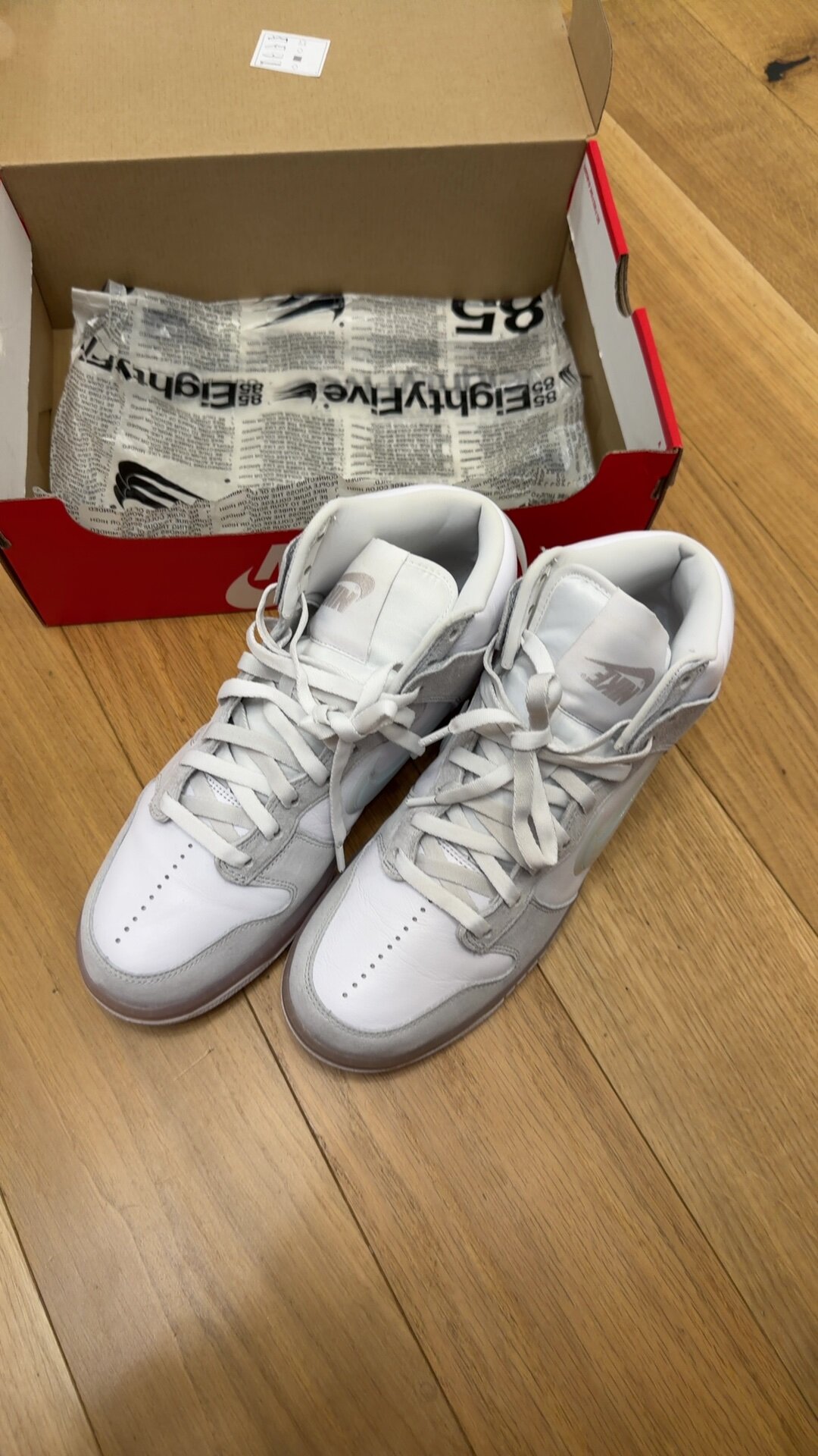 Nike Dunk High Slam Jam White Pure Platinum (2020) photo 2