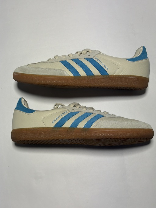 Adidas x Sporty & Rich Samba OG 'Cream Blue' (2023)