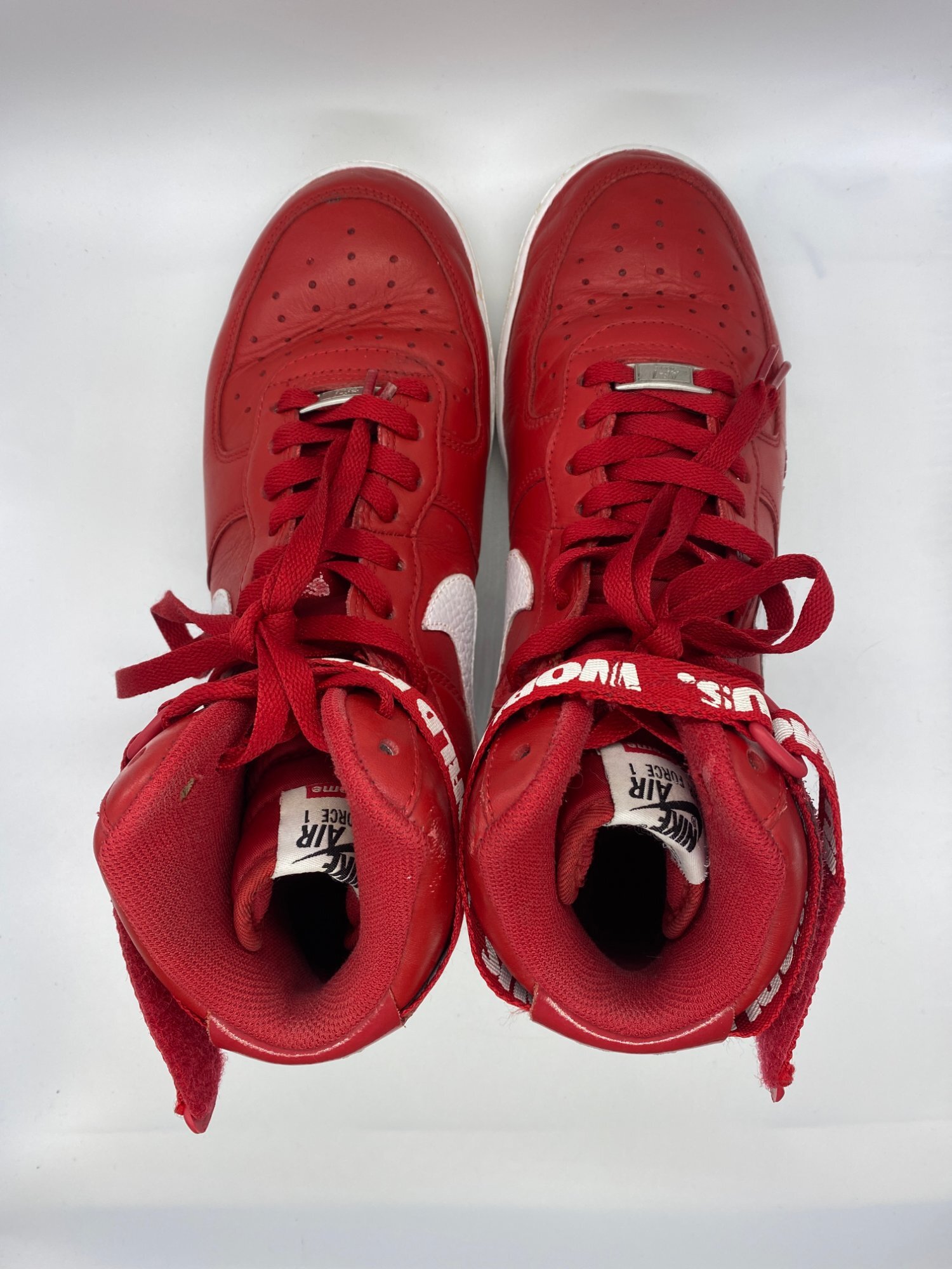 Nike Air Force 1 High Supreme World Famous Red photo 3