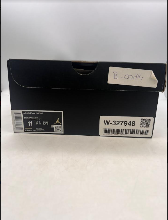 Air Jordan 1 Mid 'Diamond Black White' (2022) photo 5