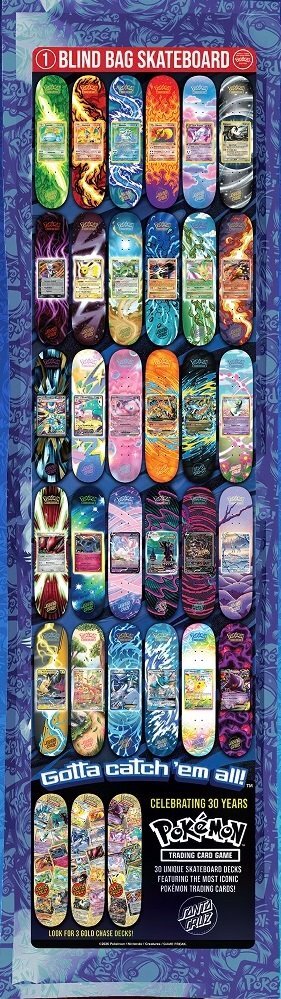 Santa Cruz Pokémon Blind Bag Skateboard Deck photo 2