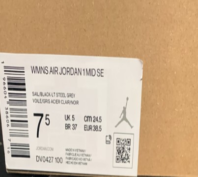Air Jordan 1 Mid SE WMNS 'Canvas' (2023) photo 1