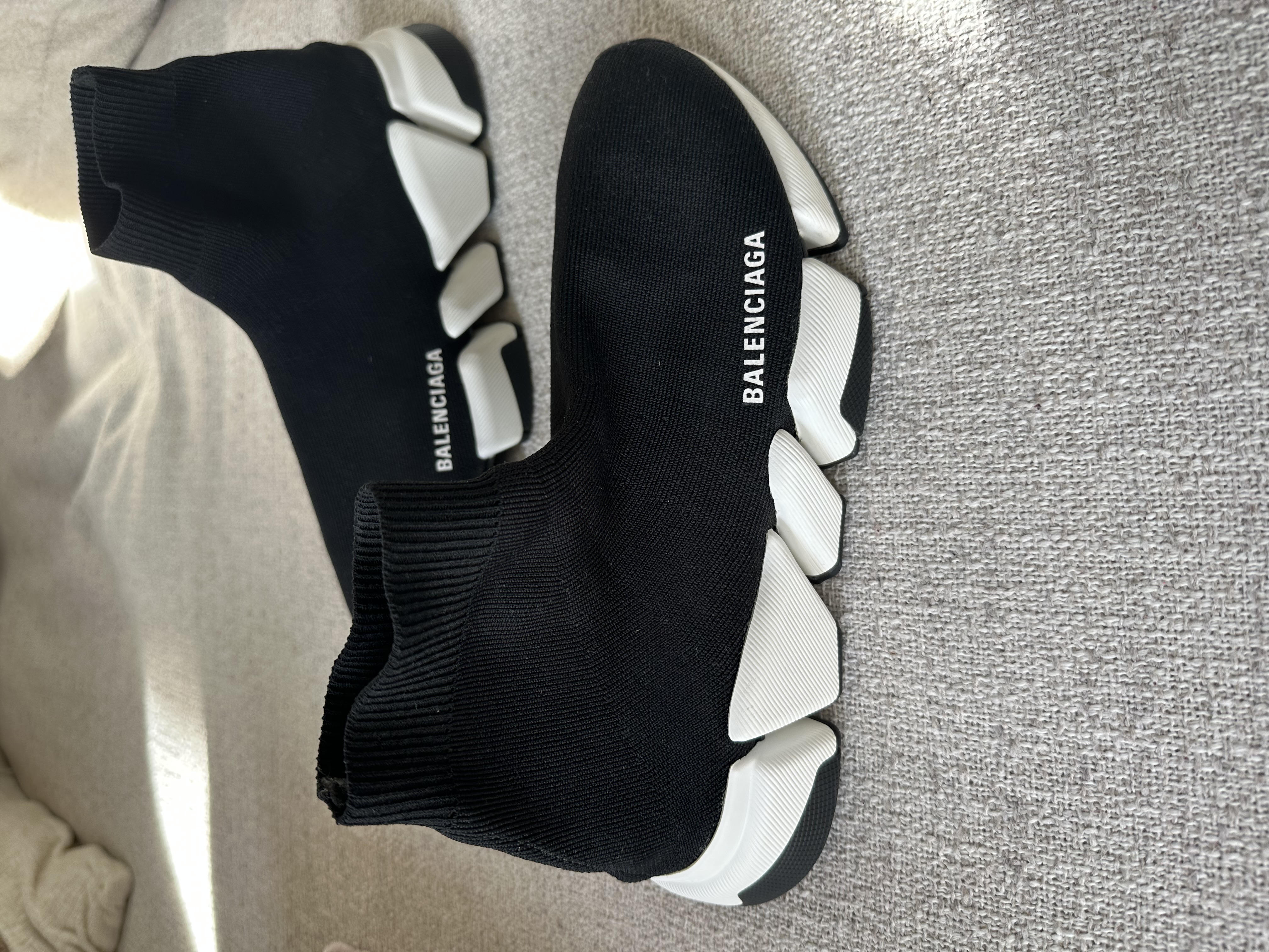 Balenciaga Speed 2 'Black White' photo 6