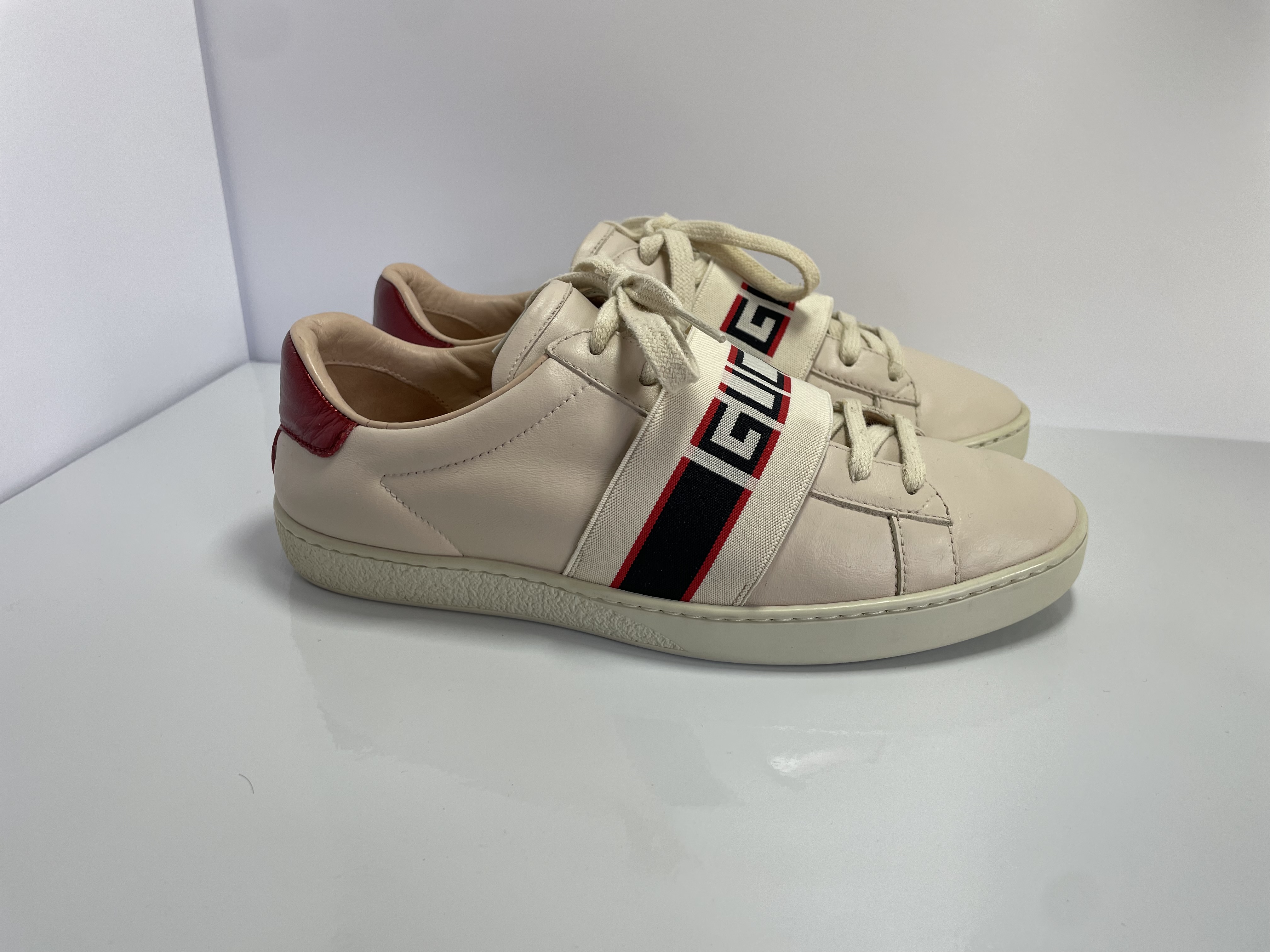 Luxury Gucci Ace Stripe Ivory photo 2