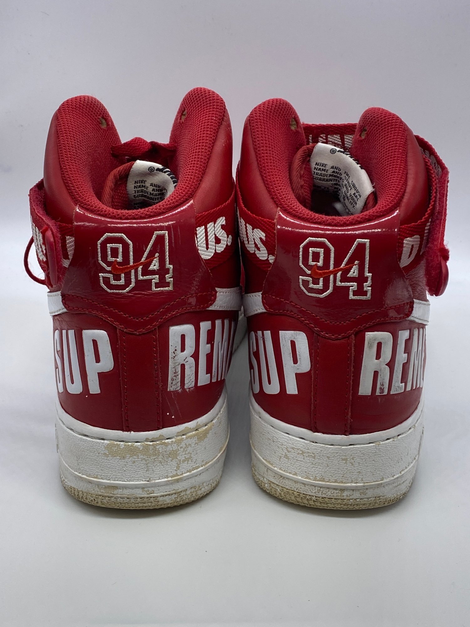 Nike Air Force 1 High Supreme World Famous Red photo 4