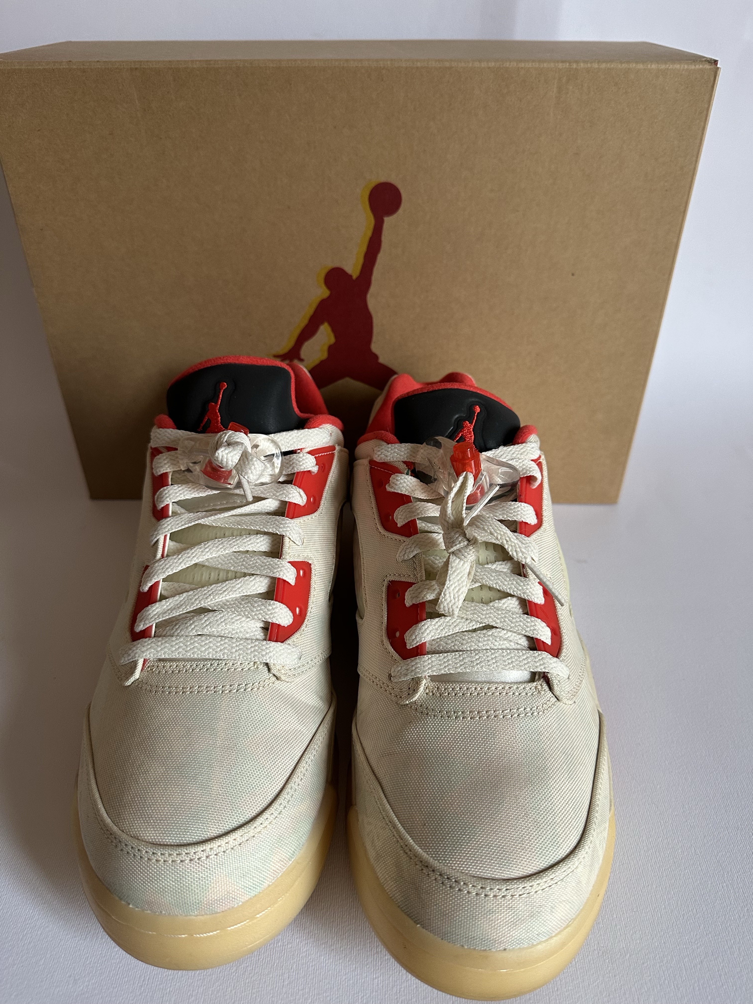Air Jordan 5 Low 'Chinese New Year Sail Chile Red' (2021) photo 3