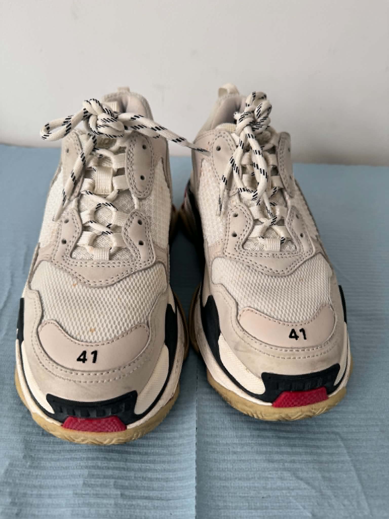 Balenciaga Triple S 'White Black Red' photo 5