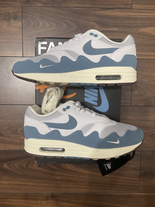 Nike x Patta Air Max 1 Waves 'Noise Aqua' (2021) (With Bracelet)
