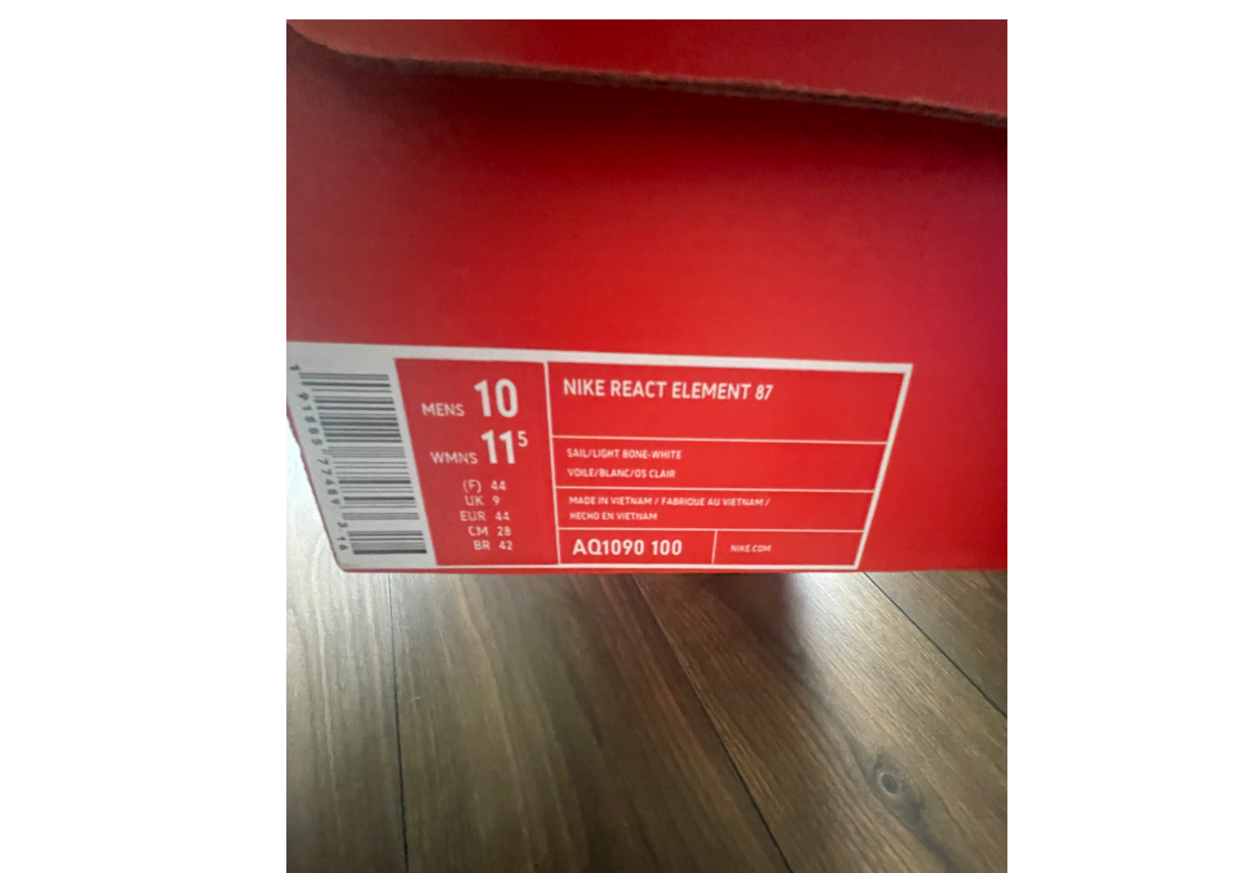 Nike React Element 87 Sail (2018) photo 7