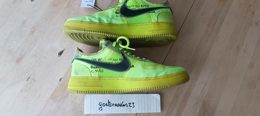 Nike x Off-White Air Force 1 Low 'Volt' (2018)