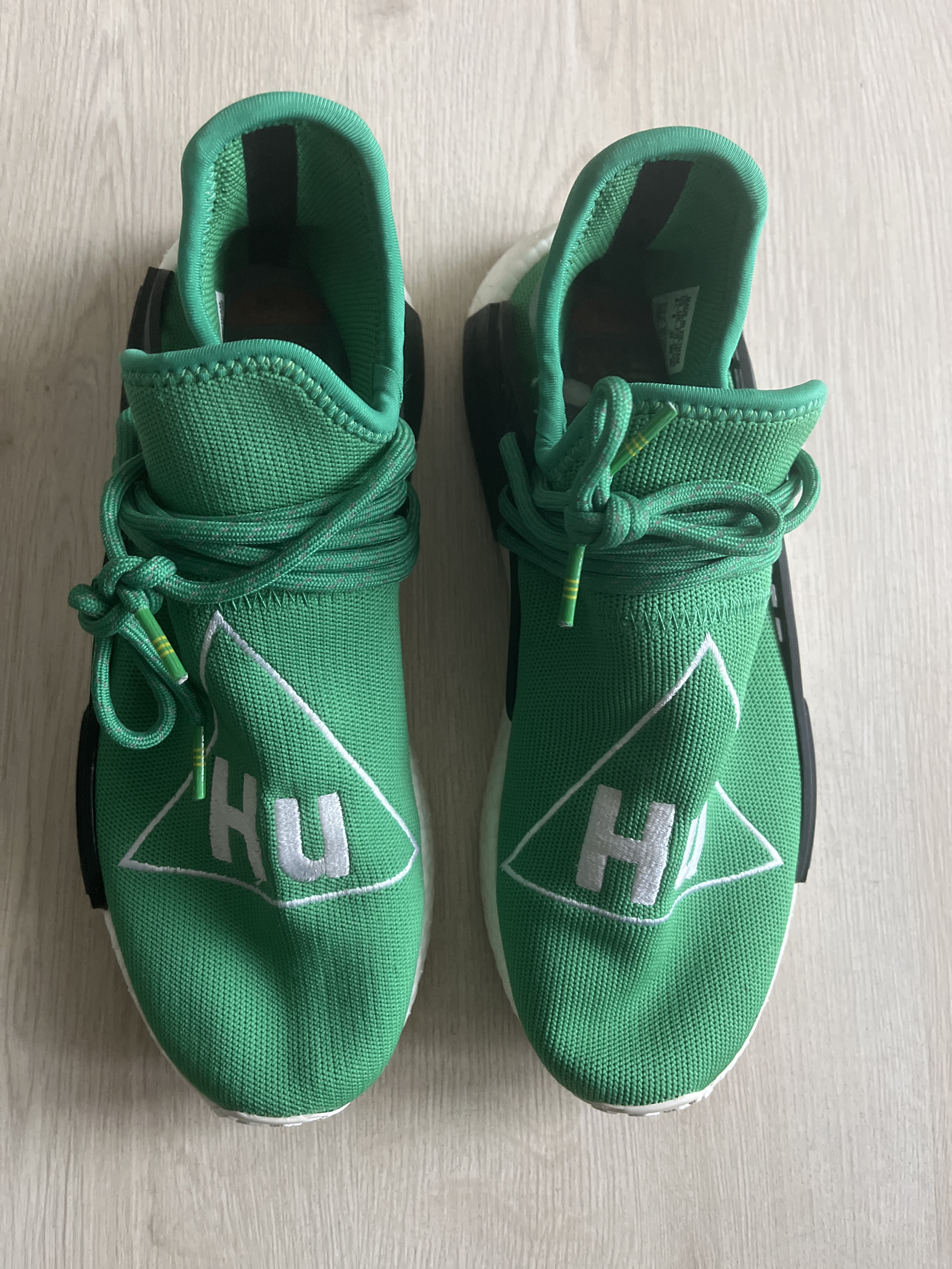 Adidas x Pharrell NMD HU Human Race Green (2016) photo 3