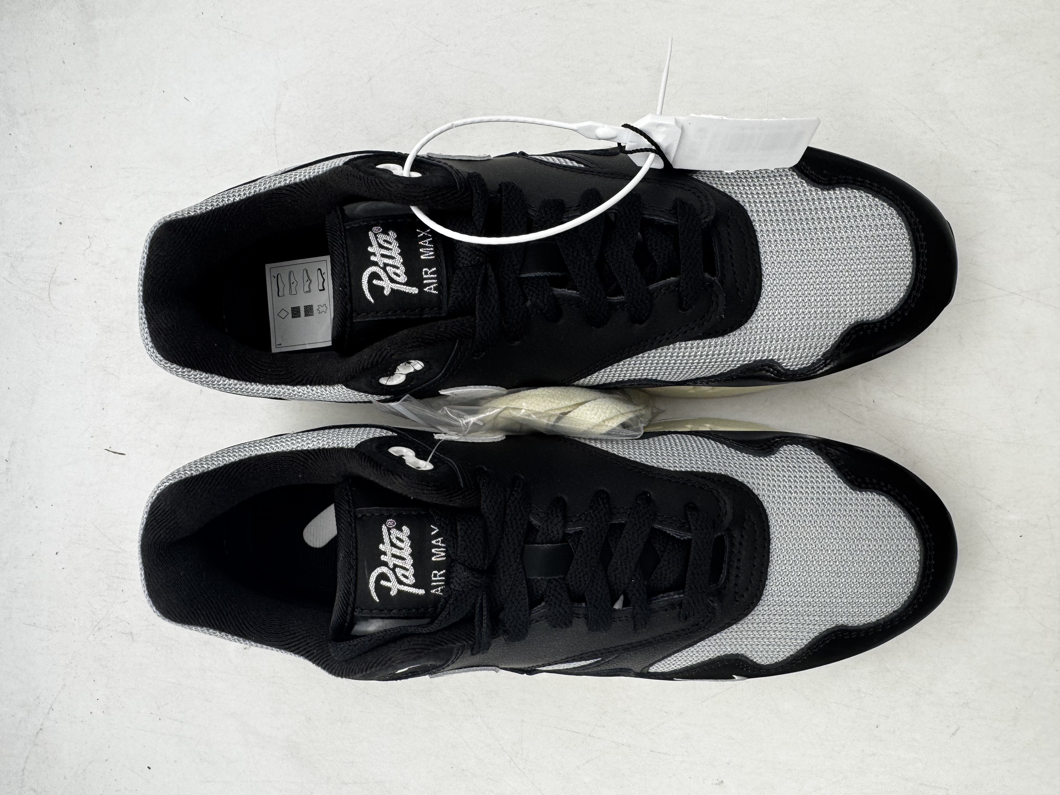 Nike x Patta Air Max 1 Waves 'Black White' (2021) photo 9