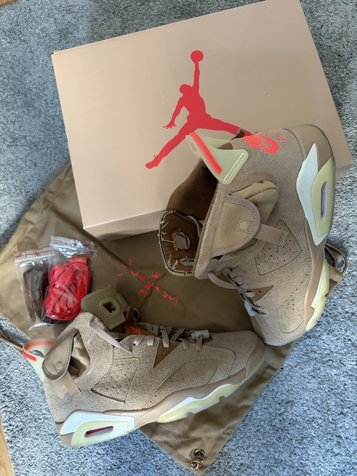 Air Jordan x Travis Scott Retro 6 'British Khaki' (2021)