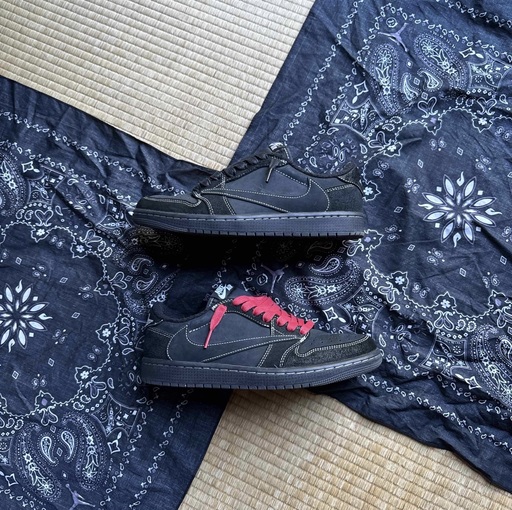 Air Jordan x Travis Scott 1 Low OG 'Black Phantom' (2022)