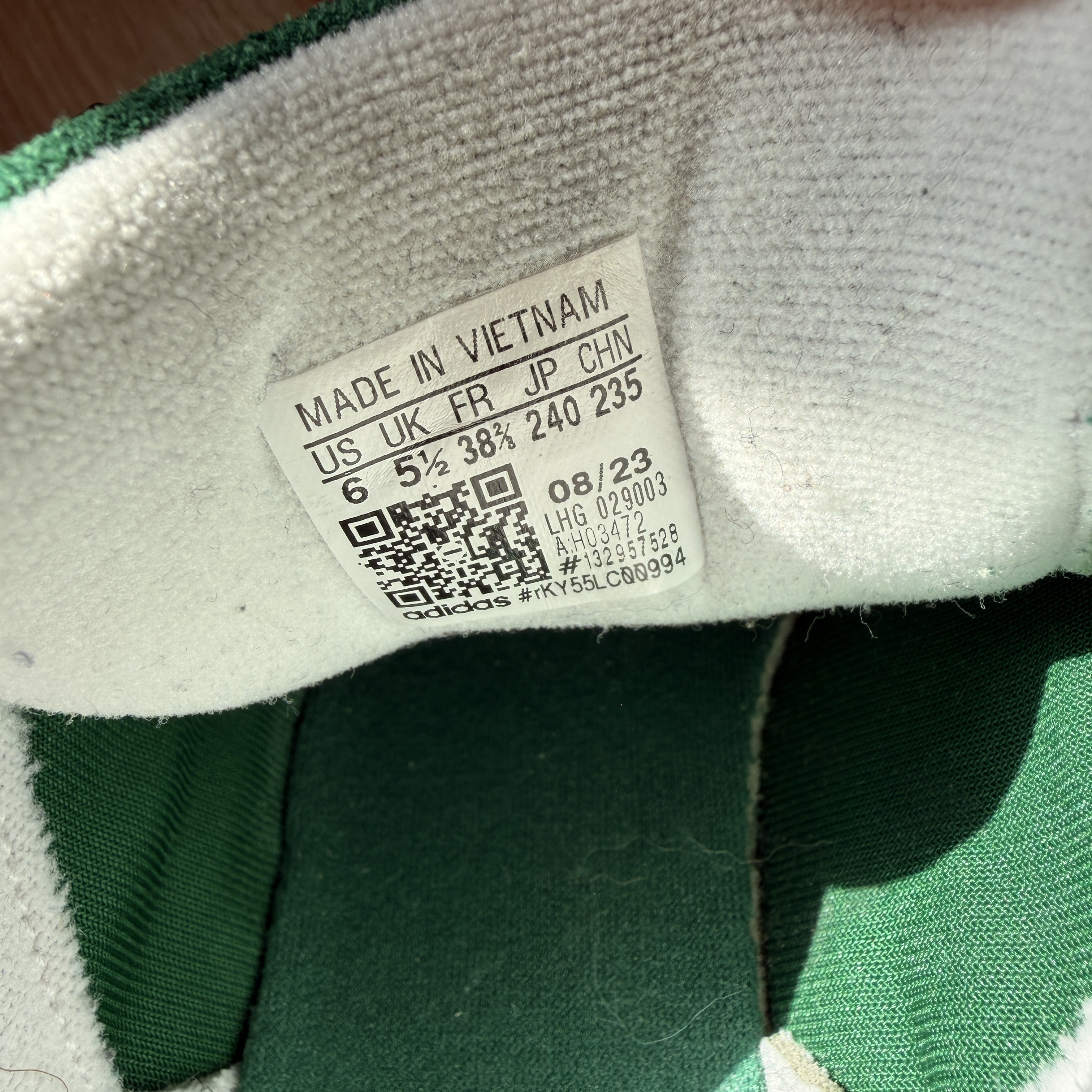 Adidas Campus 00s 'Dark Green Cloud White' (2023) photo 5